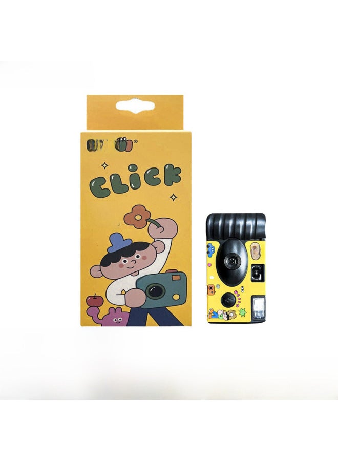 Fool Retro Sports Disposable Film Camera 12.18.27 Pieces Of Customer LOGO-Color:Customizable Stickers Without Film - Image 2