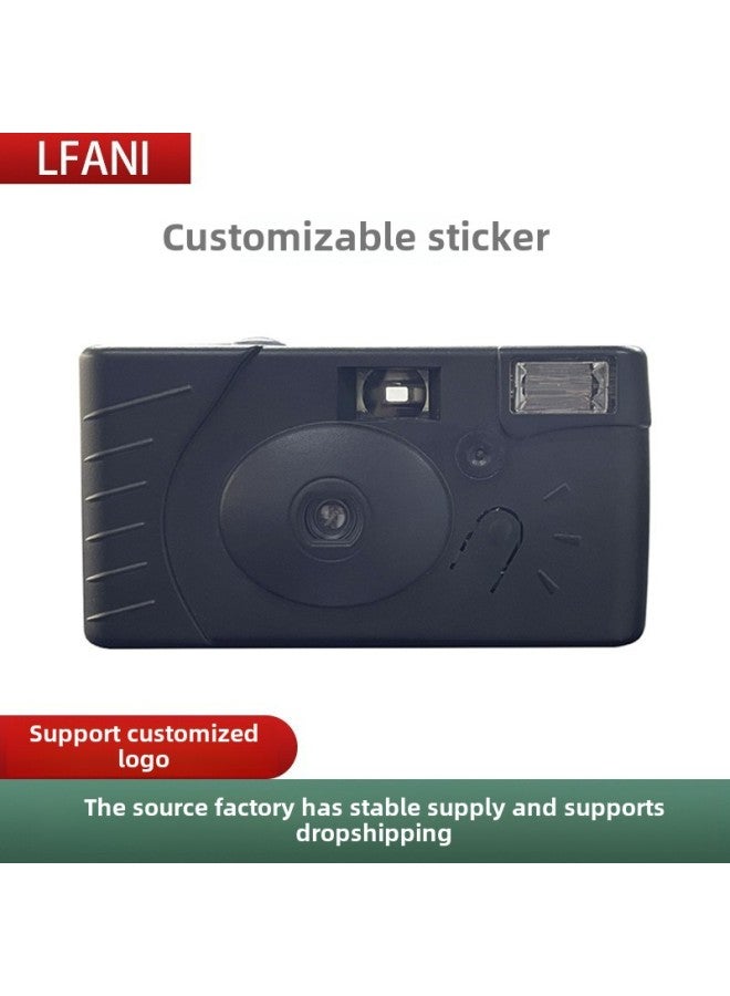 Fool Retro Sports Disposable Film Camera 12.18.27 Pieces Of Customer LOGO-Color:Customizable Stickers Without Film - Image 1