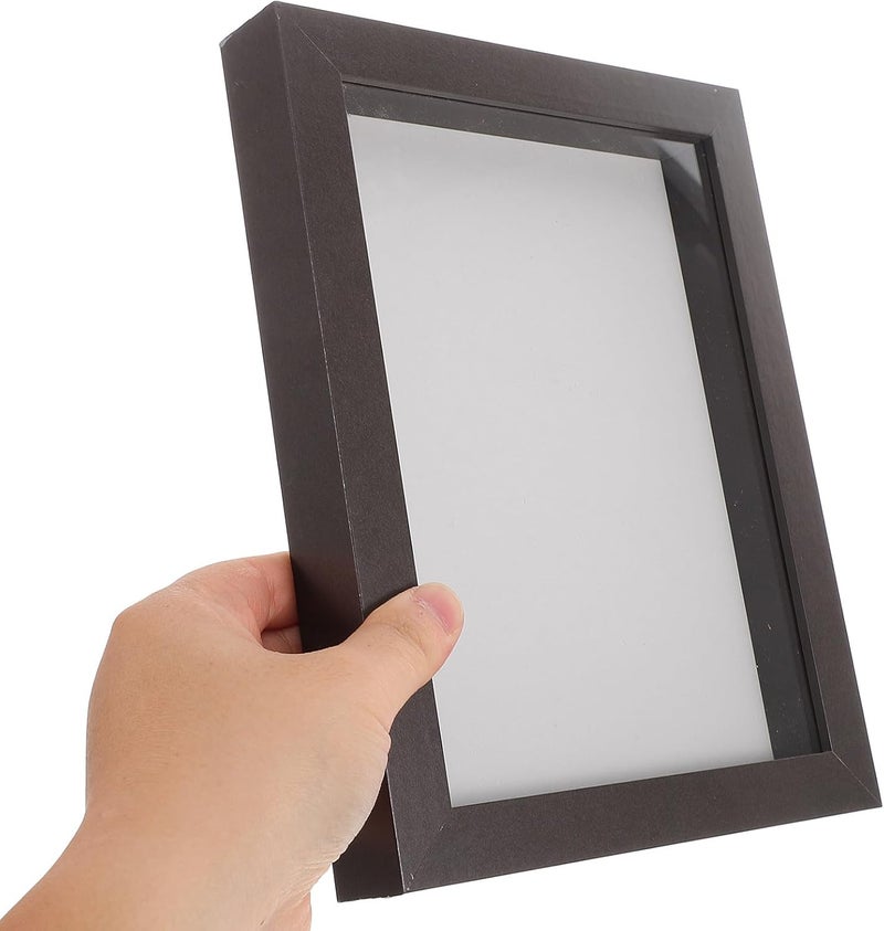 Kisangel Hand and Footprint Keepsake Frame with Brown and Light Gold Finish, Newborn Nursery Decor for Shower and Memorial, 8-inch Keepsake Photo Frame - Image 3