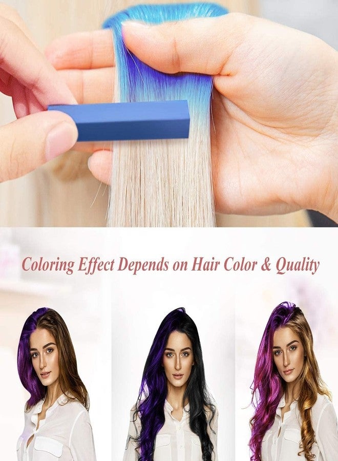 ARROLLIANT Temporary Hair Chalk Washable Hair Color Safe for Kids And Teen For Halloween Cosplay Party Girls Gift Kids Toy Birthday Christmas Gifts For Girls - 24 Bright Colors - Image 3