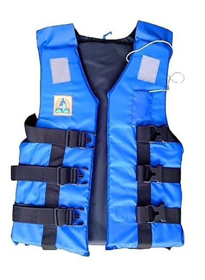 CHALISA Inflatable Swim Vest Jacket for Swimming Pool, Swimming Jacket Life Jacket Personal Flotation Adult Safety Life Jacket Swim Jacket Flotation Vest for Swimming Boating with Whistle (Blue) - Image 4
