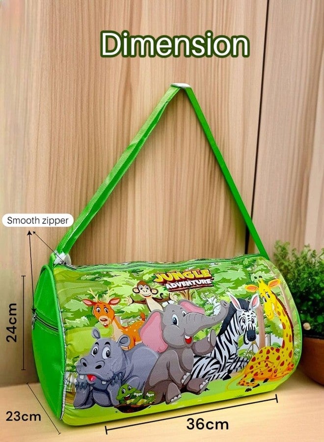 AMYCAUR Duffle Bag for Kids | Hand Duffel Bag for Gym, Picnci, Waterproof, Shoulder Strap, Zipper Closure, | Perfect for School Trips Return Gift | Compact and Comfortable for Travelling | - Image 4