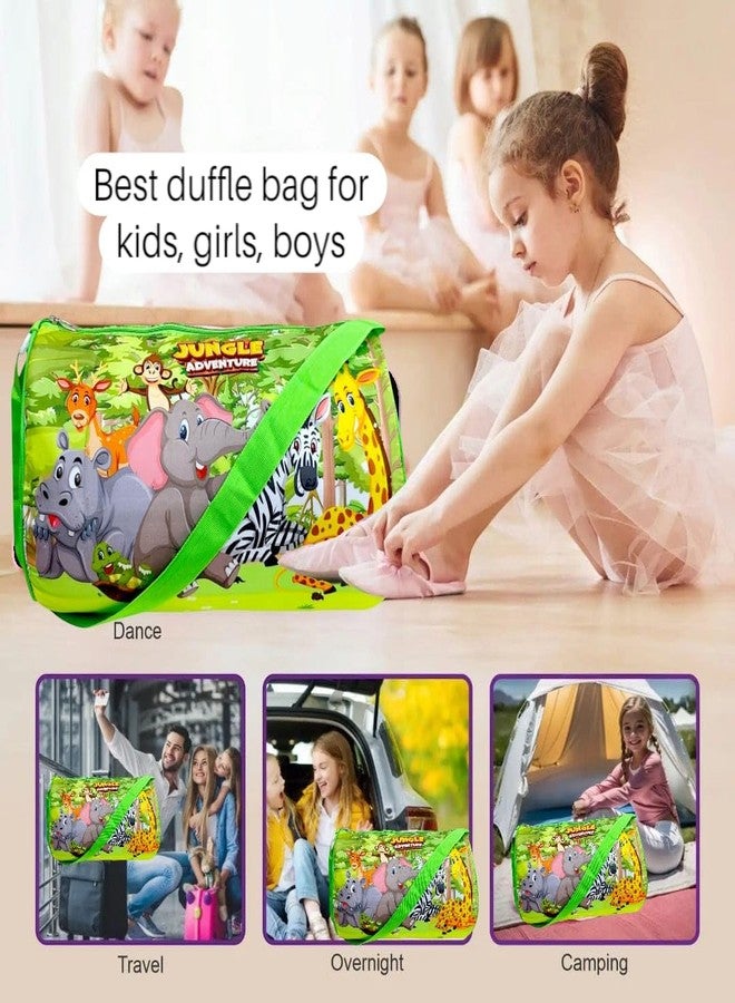AMYCAUR Duffle Bag for Kids | Hand Duffel Bag for Gym, Picnci, Waterproof, Shoulder Strap, Zipper Closure, | Perfect for School Trips Return Gift | Compact and Comfortable for Travelling | - Image 3