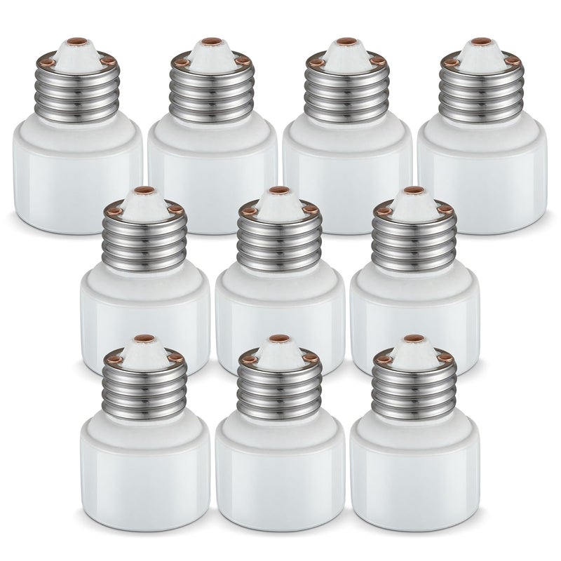 EMNOOTI Porcelain Socket Extension Adapter - E26 to E26 Standard Medium Screw Bulb Socket Extender - Image 1