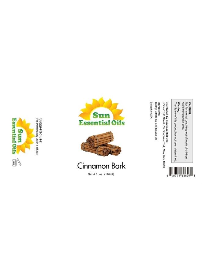 Sun Essential Oils 4oz - Cinnamon Bark Essential Oil - 4 Fluid Ounces - Image 2