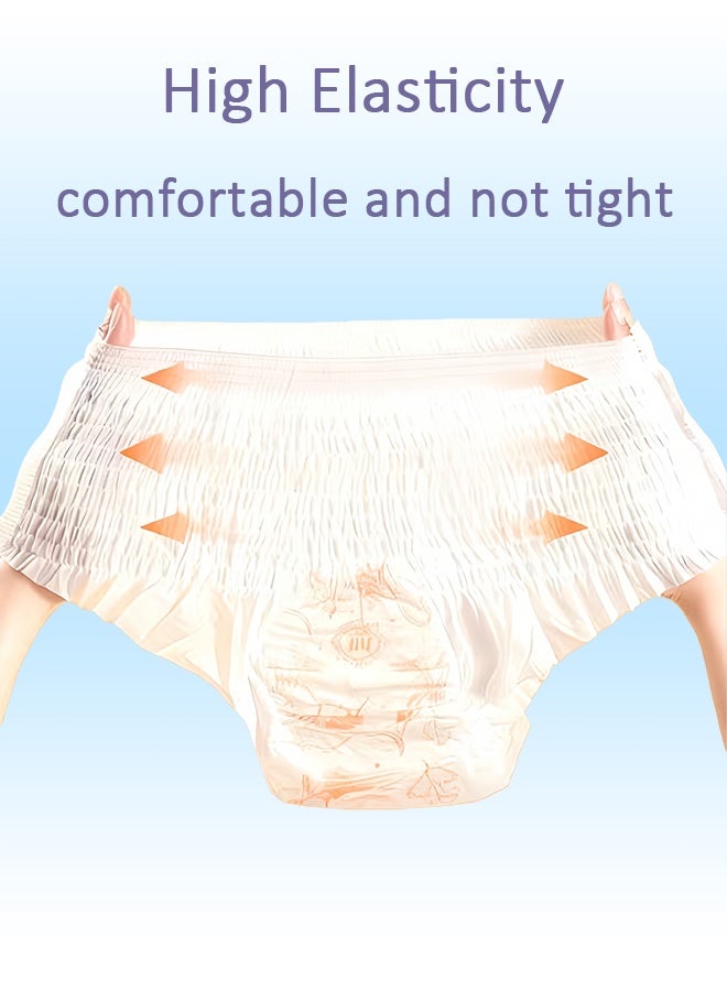 Berma Baby سراويل داخلية للاستعمال مرة واحدة للنساء مقاومة للتسرب، سراويل داخلية رفيعة للغاية قابلة للتنفس خلال النهار، حماية 360 درجة، سراويل داخلية ناعمة للغاية لفترة التدفق الثقيل، تحافظ على الجفاف والانتعاش M - Image 2