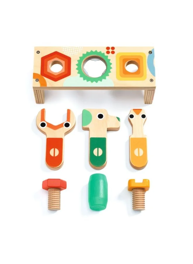 DJECO Bricolou Wood Tool Set
