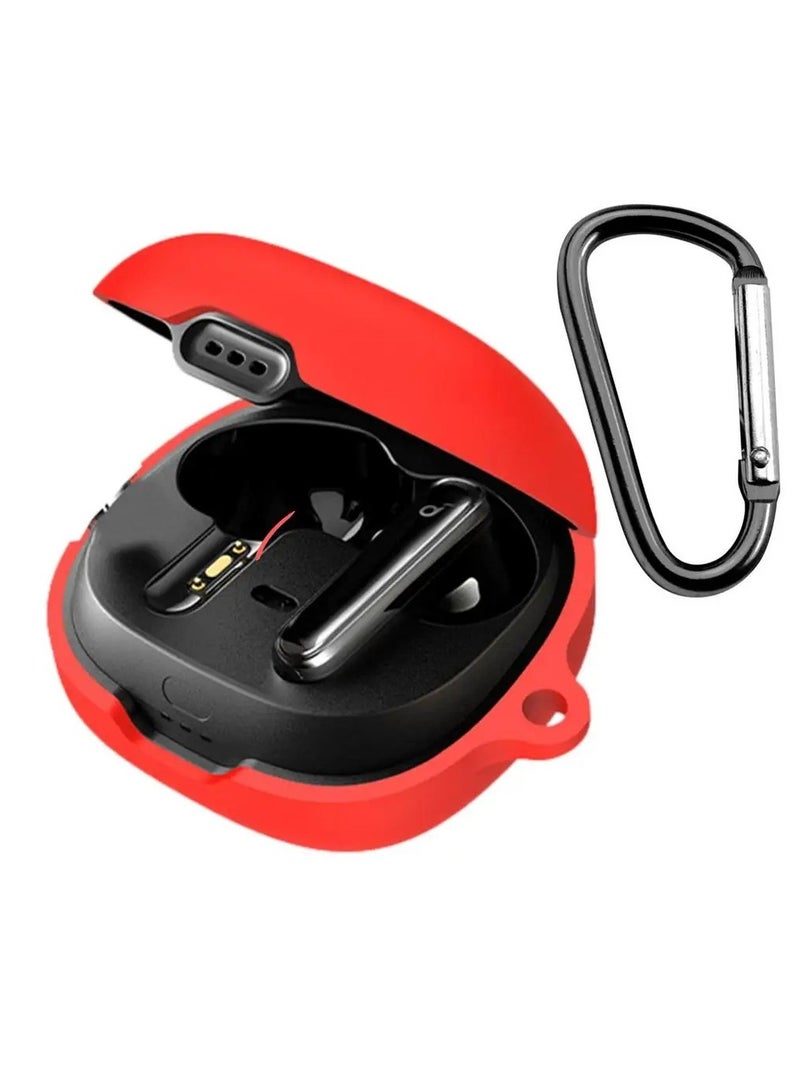 Earphone Protective Case Suitable For Anker Soundcore Note 3 Cover Shockproof Shell Washable Silicone Housing Anti Dust Sleeve Frame (Red)  - Image 1