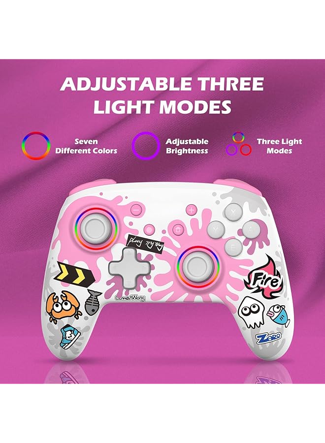 KASTWAVE Wireless Game Controller For Nintendo Switch/Oled Support Nfc With Wake Up Dual Motion And Turbo Function Wireless Remote Gaming Board Dual Turbo Vibration Anti Slip  - Image 4