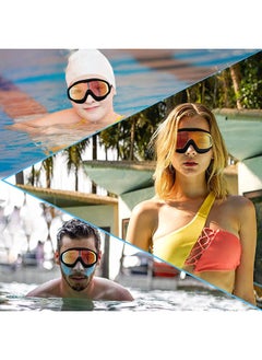 ShebSheb Swim Goggles No Leaking Anti-Fog Pool Goggles Swimming Goggles for Adult Men Women Youth, UV Protection 180° Clear Vision  - Image 5