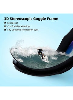 ShebSheb Swim Goggles No Leaking Anti-Fog Pool Goggles Swimming Goggles for Adult Men Women Youth, UV Protection 180° Clear Vision  - Image 3