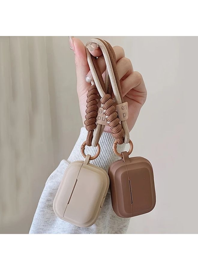 غطاء سيليكون ناعم من المشمش لـ AirPods الجيل الرابع قوقعة واقية - Image 2