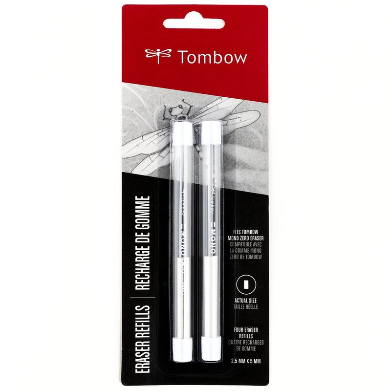 Tombow Mono Eraser Refill (57318), White - Image 4