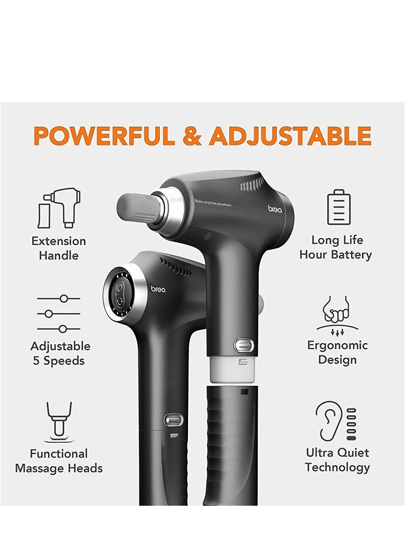 Breo Breo MG2 Massage Gun with Extension Handle - Image 3