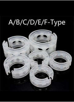 TLAXCA 2Pcs Universal Car Shock Absorber Spring Bumper Power Auto Buffers C Type Spring Bumpers Rubber  - Image 5