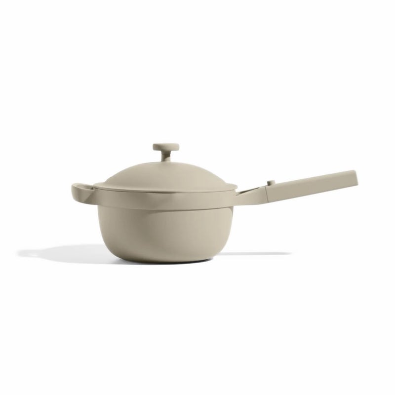 Our Place Mini Perfect Pot 25 Qt Ceramic Pot with Lid Spatula Patented 8in1 PFASFree Nonstick NonToxic Cookware Induction OvenSafe up to 450F Steam