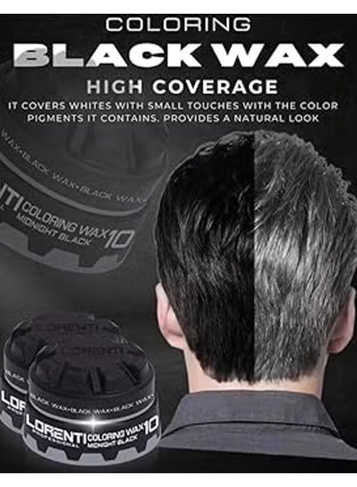 لورنتي شمع لورينتي لتلوين وتصفيف الشعر، سهل الاستخدام، تركيبة نباتية، تأثير مطفي، 150 مل - Image 2