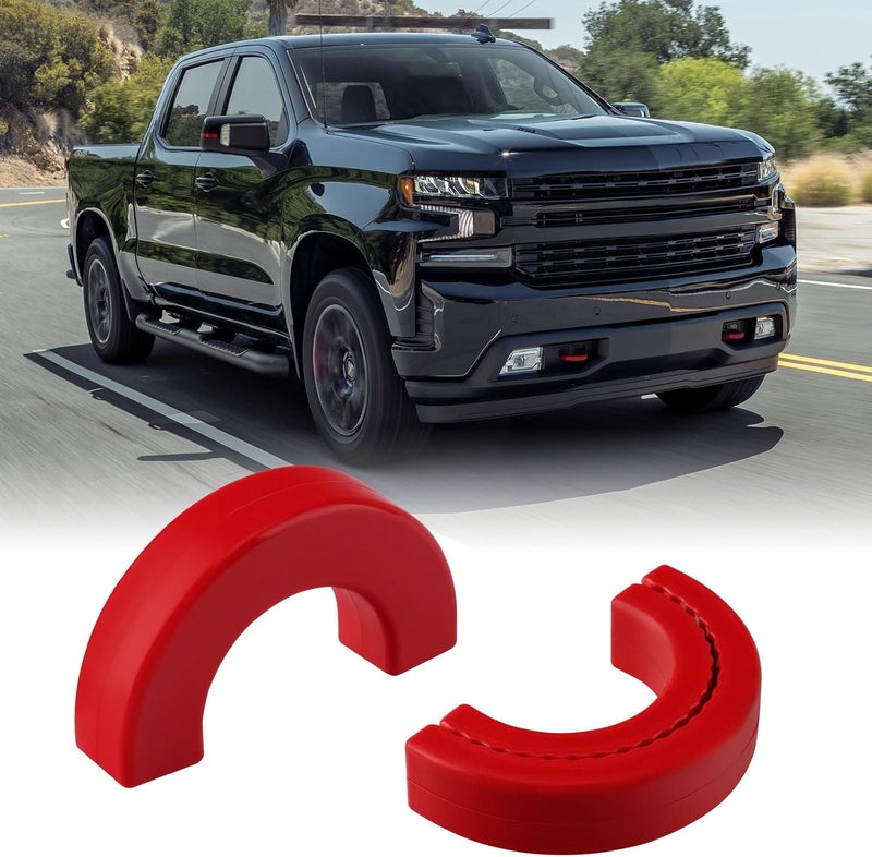 TECHPICCO Customized Tow Hook Covers for Chevy Silverado 2007-2024 - Image 1