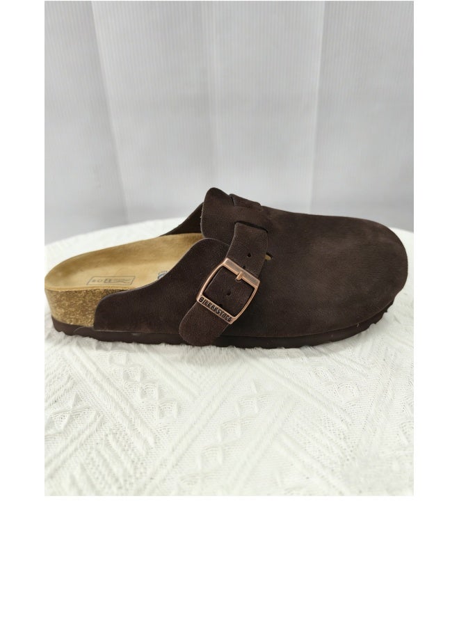Birkenstock Boston Soft Footbed Suede Clogs - Image 1