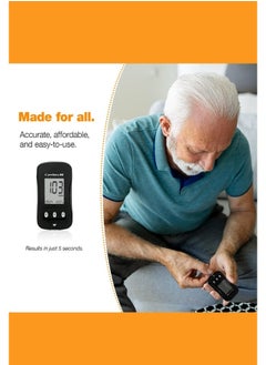 CareSens Blood Glucose Monitoring System With 100 Lancets - 50 Test Strips  - Image 4