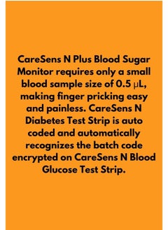 CareSens Blood Glucose Monitoring System With 100 Lancets - 50 Test Strips  - Image 5