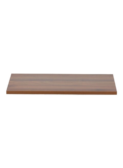 Superior Quality Wall Mounted Rectangular Wooden Shelf Walnut 1.8 x 30 x 60 cm 15478
