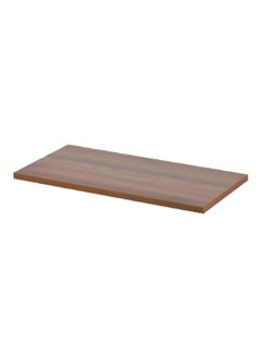 ميكاسا رف خشبي مستطيل فائق الجودة للتثبيت على الحائط بني جوزي 1.8 × 30 × 60 سم 15478  - Image 3