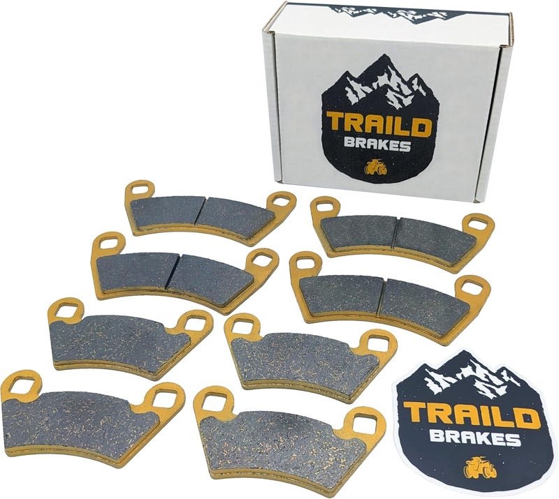Traild Ceramic Brake Pad Set For Polaris Ranger 500, 570, 700, XP 800, XP 900, XP 1000, Brutus, Diesel, EV 2008-2025 Front & Rear - Image 1