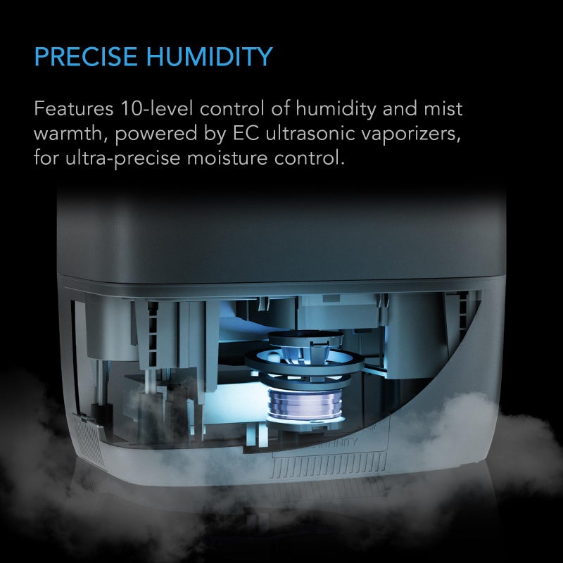 AC Infinity CLOUDFORGE T5, Warm Mist Plant Humidifier 9L with VPD Humidity 10-Level Controls, Hot/Cold Vaporizer for All Climates, Continuous Water Purifying, Extendable Targeted Hose for Grow Tents - Image 5