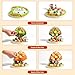 INIFEIDALA Montessori Wooden Preschool Educational Toy Ages 35 Apple Picking Magnetic Fruit Tree Shape Color Sorter Carrot Harvest Fishing Game Fine Motor Skills Development - Image 4