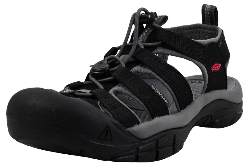 KEEN Womens Newport H2 Closed Toe Water Sandals BlackJazzy 8