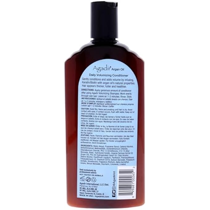 Agadir ARGAN OIL DAILY VOLUMIZING CONDITIONER, 366 ML - Image 2