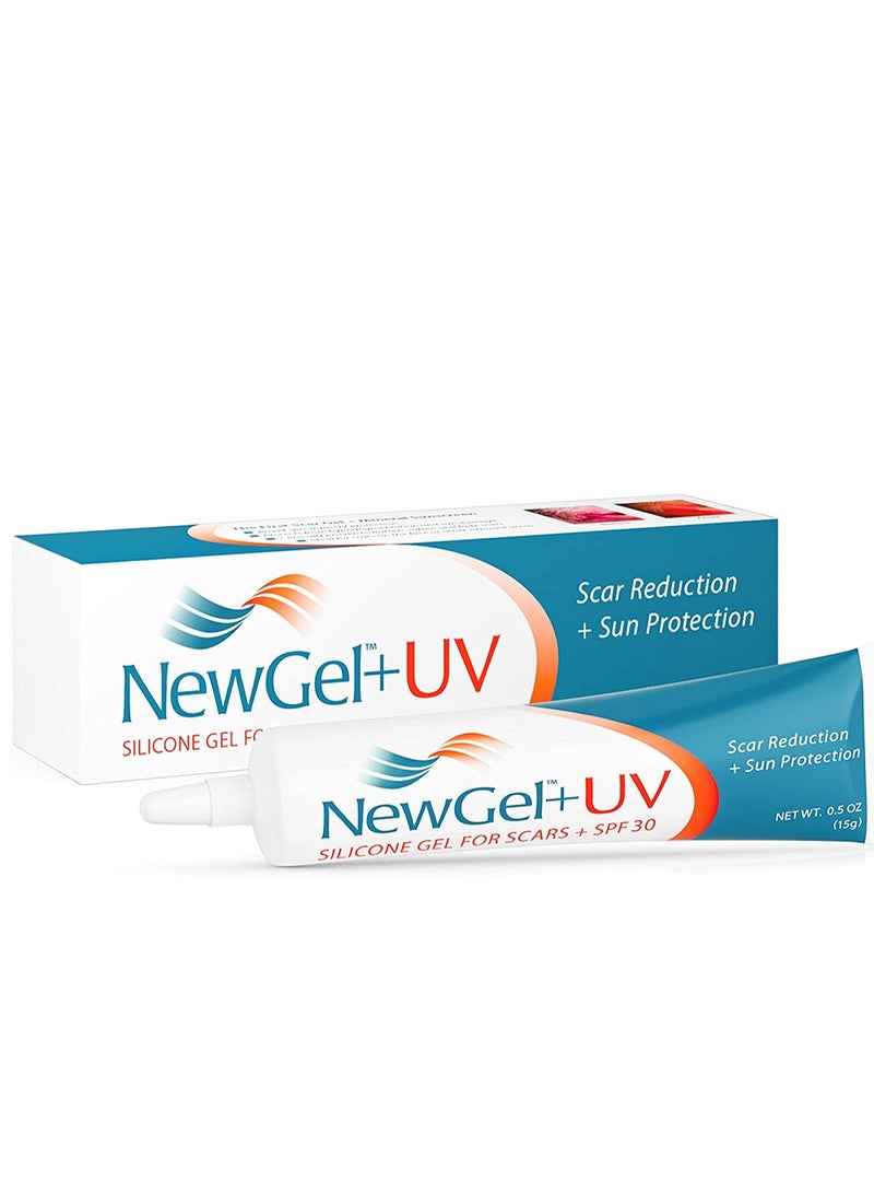 Newgel + UV سيليكون جل للندبات بعامل حماية 30 15 جم - Image 1