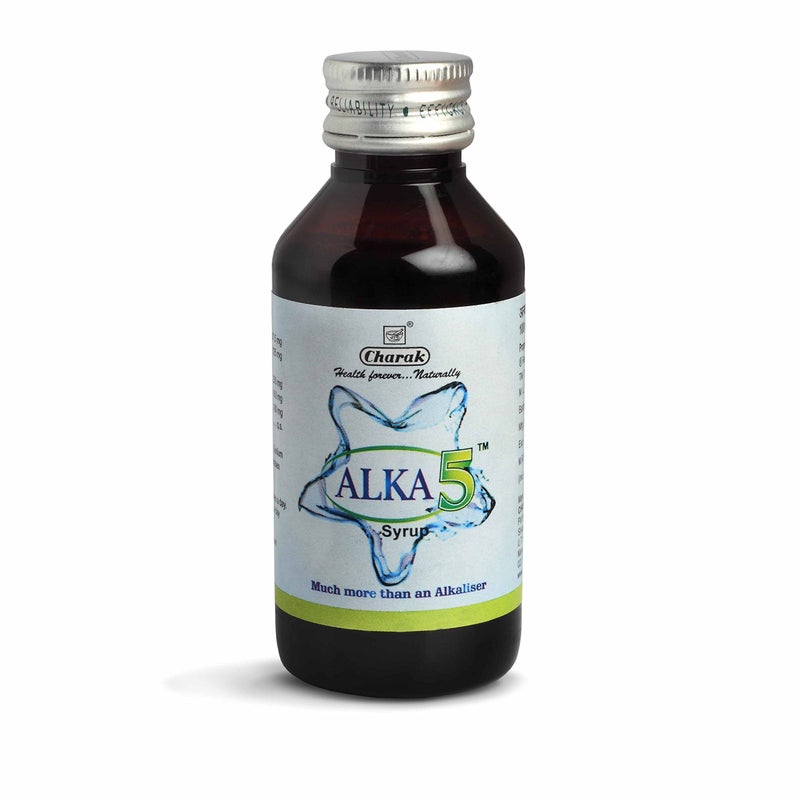 Charak Pharma Alka-5 Syrup for Burning Urine Sensation & Urinary infections - 100 ml (Pack of 2) - Image 3