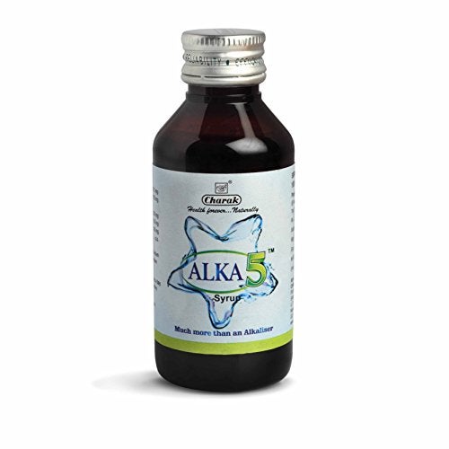 Charak Pharma Alka-5 Syrup for Burning Urine Sensation & Urinary infections - 100 ml (Pack of 2) - Image 1