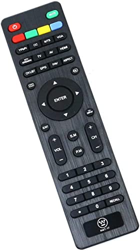 UBay RMT-17 RMT17 Remote Control Replacement for Westinghouse TV LD2480 LD3280 VR2218 VR3215 VR2418 EW24T3LW EW24T7EW W19S4JW LD3240 EW32S3PW EW19S4JW EW24T3LW - Image 1