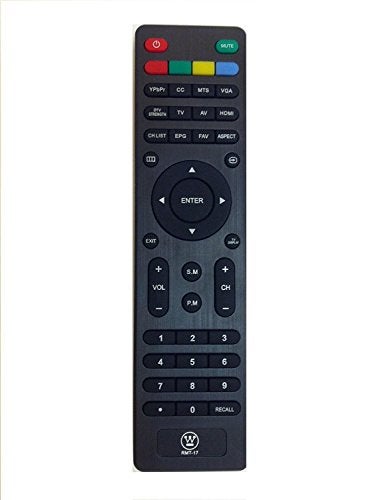 UBay RMT-17 RMT17 Remote Control Replacement for Westinghouse TV LD2480 LD3280 VR2218 VR3215 VR2418 EW24T3LW EW24T7EW W19S4JW LD3240 EW32S3PW EW19S4JW EW24T3LW - Image 3