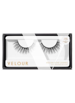 Velour Lashes Velour Vegan Luxe Eyelashes Luxurious Natural False Lashes Lightweight Reusable Handmade Fake Lash Extensions Wear Up To 25 Times 100% Vegan Mink Soft And Comfortable All Eye Shapes  - Image 1