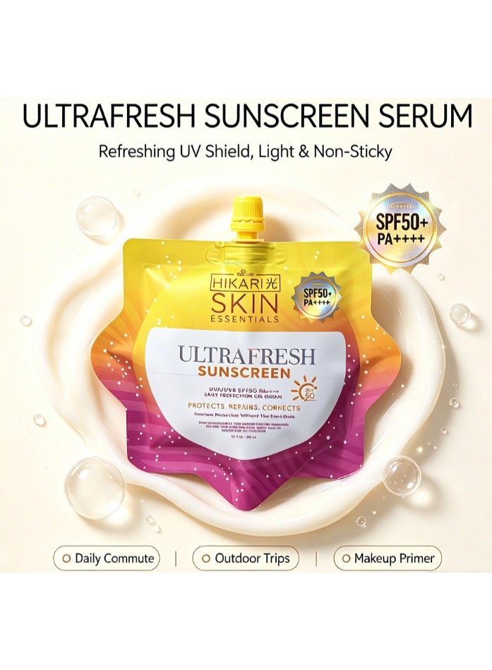 HIKARI SKIN UltraFresh Sunscreen Serum SPF50+ PA++++, , 50ml - Image 2