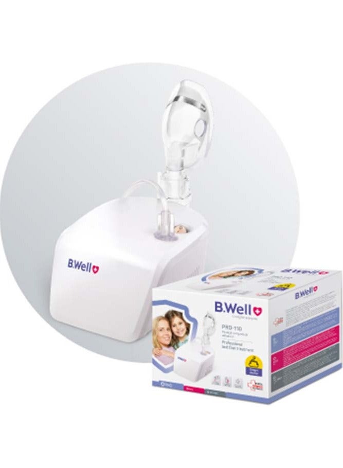 B.Well Swiss جهاز الاستنشاق بضاغط PRO-110 مع أقنعة للبالغين والأطفال - Image 1