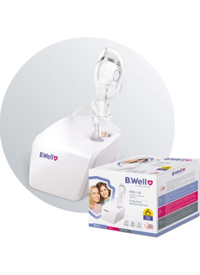B.Well Swiss - PRO-110 Compressor Nebulizer with Adult & Child Masks - Image 1