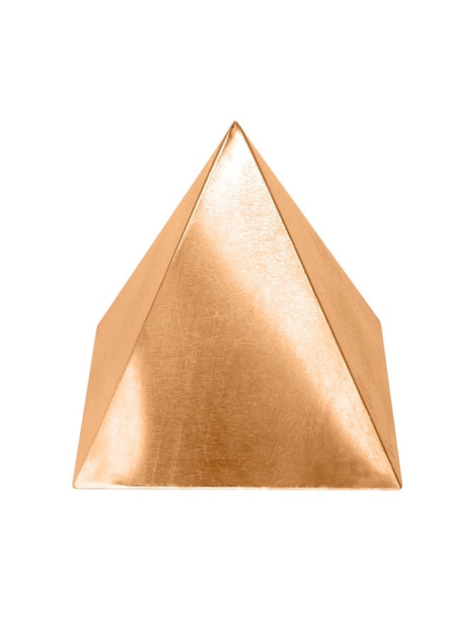 TREE MAISON CORONATING HOMES Pure Copper Plain Hollow Pyramid | 2 inch |Pack of 1 | Boost Positive Energy for Vastu | Energy for Vibrations at Home, Office | Powerful Positive Energy Remedies - Image 1