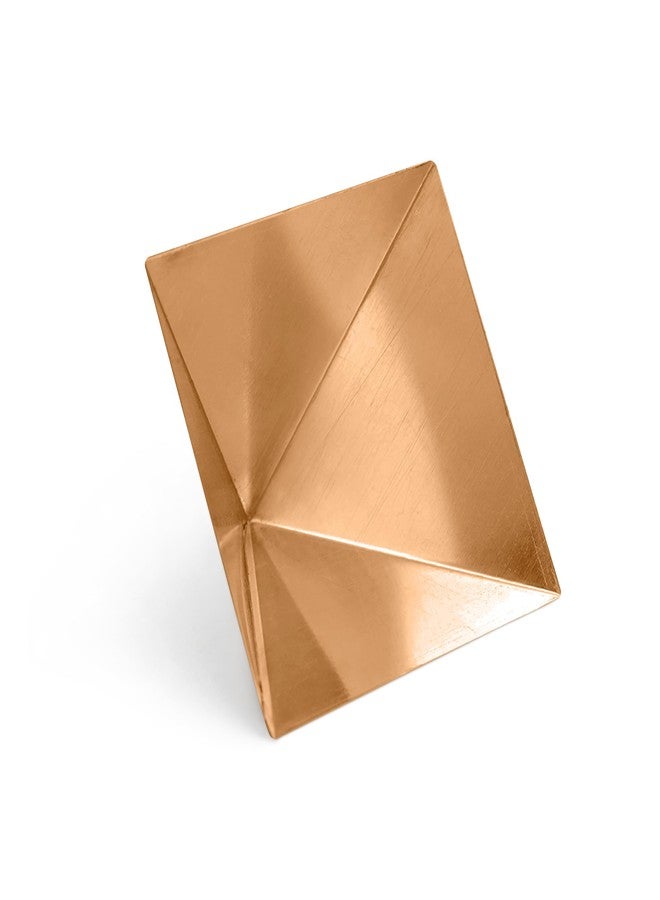 TREE MAISON CORONATING HOMES Pure Copper Plain Hollow Pyramid | 2 inch |Pack of 1 | Boost Positive Energy for Vastu | Energy for Vibrations at Home, Office | Powerful Positive Energy Remedies - Image 4