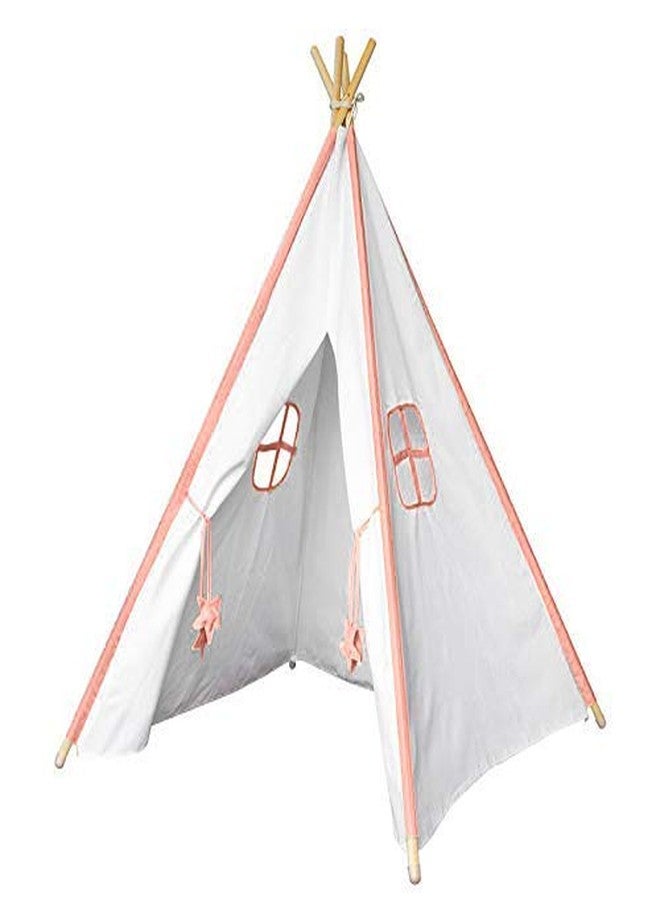 Next Day Art Tent House for Kids Kids Tepee Tent with Padded Mat, Kids Canopy Play Tent, Playard, Playhouse Big Portable Tent for Kids for Indoor and Outdoor- Peach - Image 2