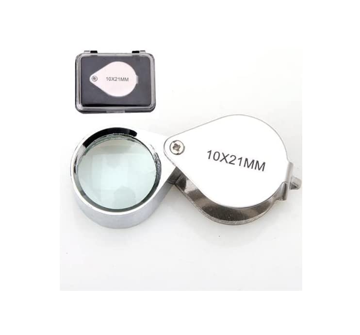 Cafurty 2Pcs New Magnifier 10 x 21mm Jeweler Loupe Eye Glass Loop Magnifying - Image 3