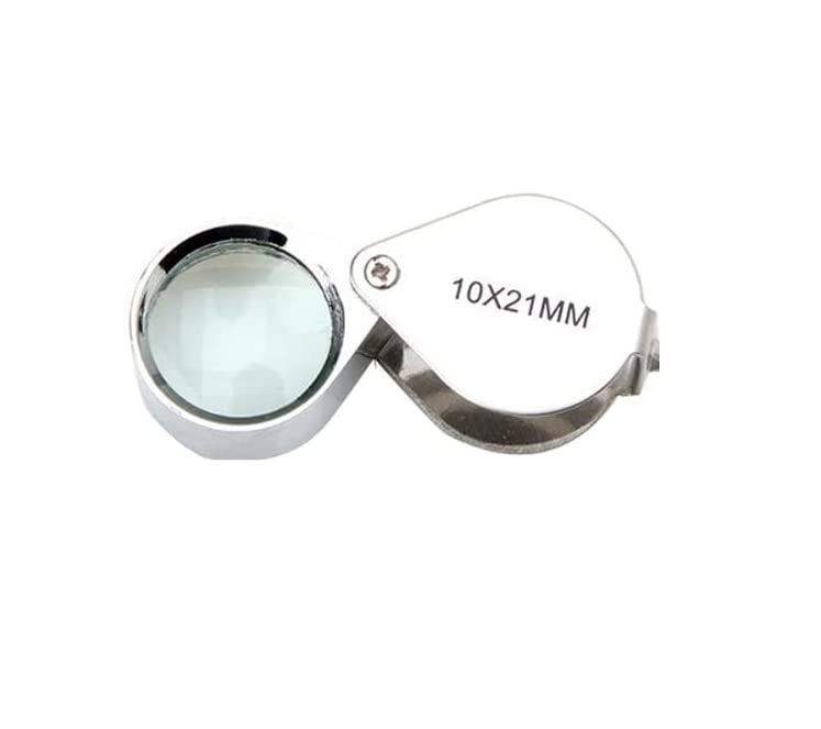 Cafurty 2Pcs New Magnifier 10 x 21mm Jeweler Loupe Eye Glass Loop Magnifying - Image 2