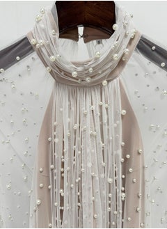 Madam Uniq Fashion Heavy Beaded Starry Mesh Long Dress  - Image 5