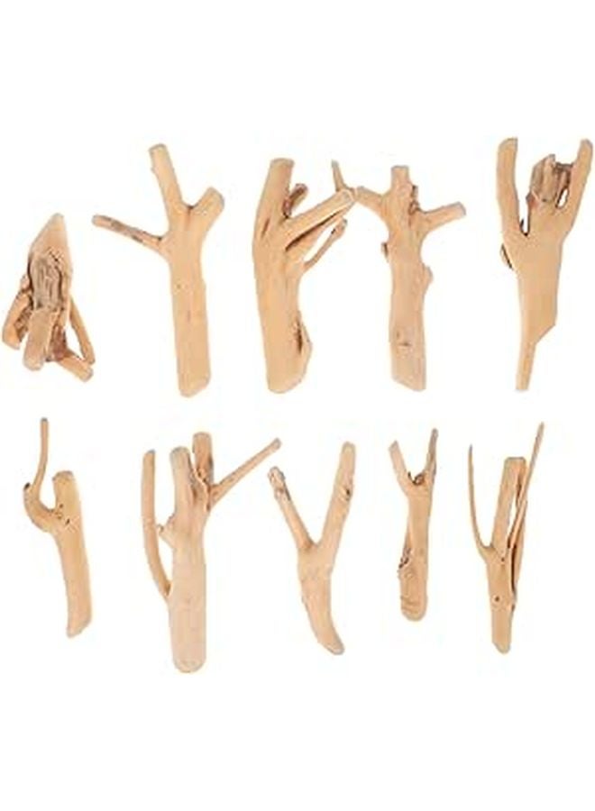 10Pcs Natural Driftwood For Aquarium Decor Fish Tank Coral Terrarium Branches Khaki - Image 1