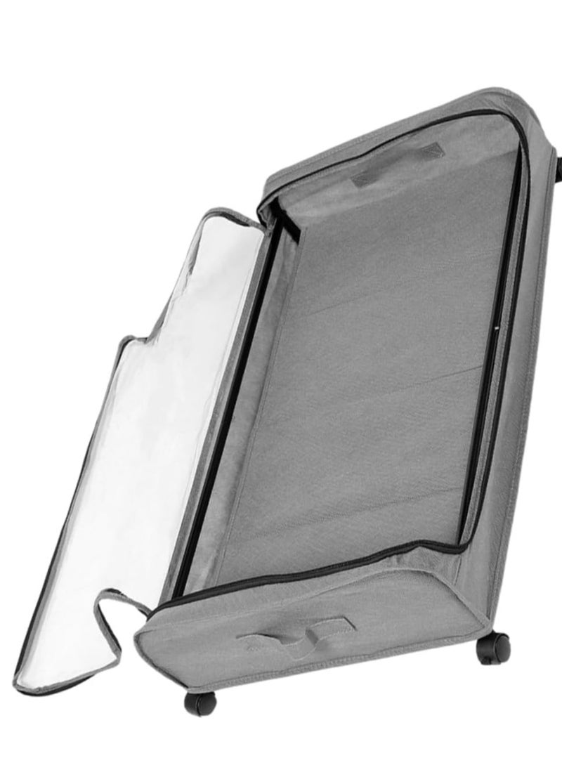 Cool Baby COOLBABY 2-piece wardrobe storage box with 35L large capacity storage basket for shelves, used for storing clothes  - Image 1