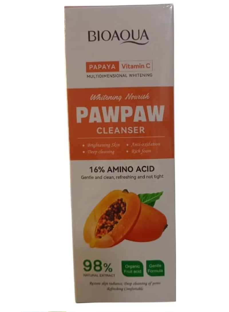 بيو أكوا منظف ومبيض للوجة بفيتامين سي 100 جرام - Image 2